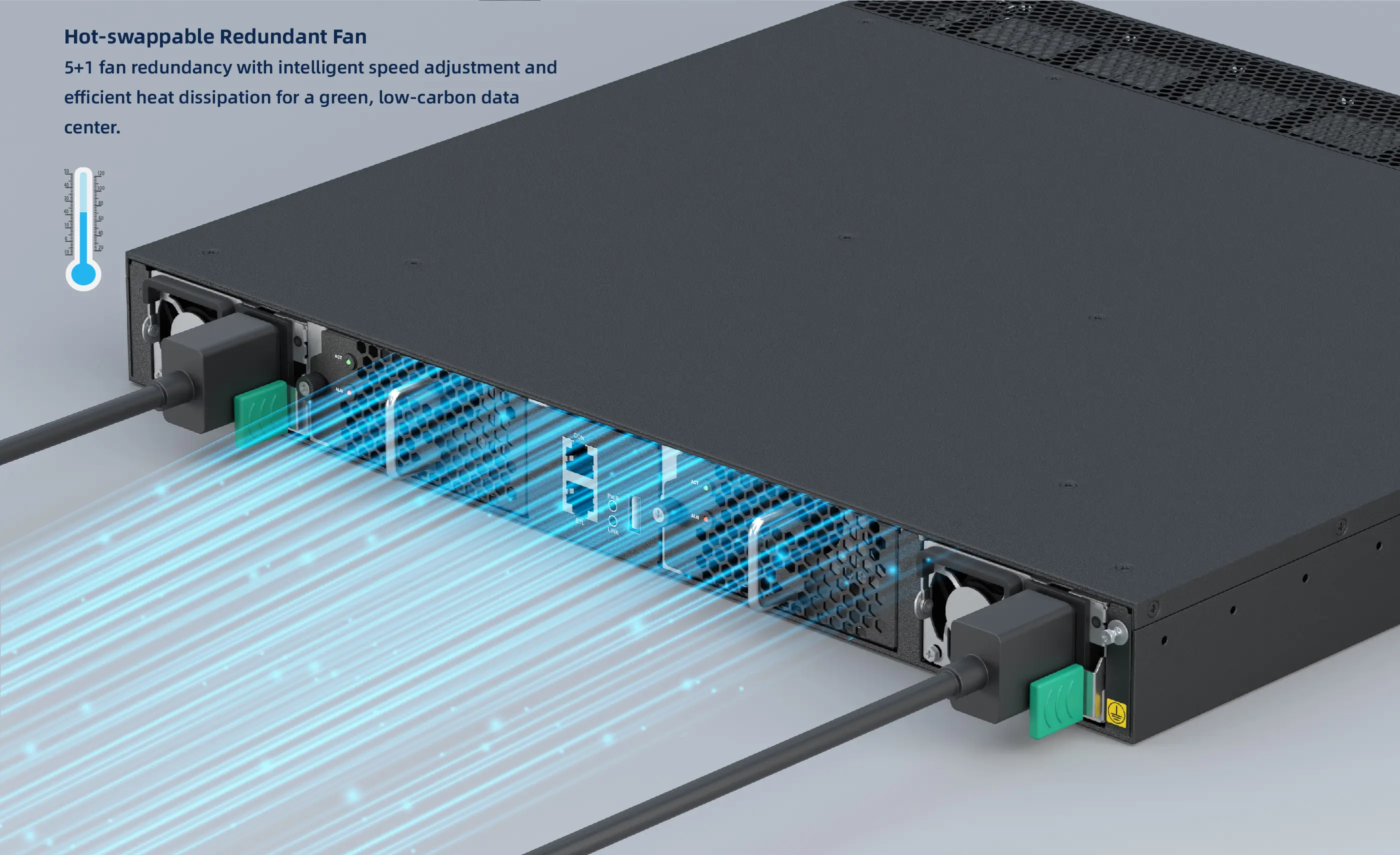 48x25G SFP28 with 8x100G QSFP Data Center Switch(Broadcom)